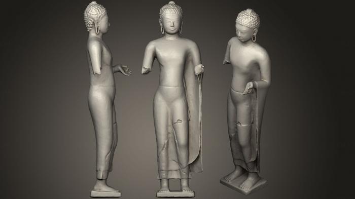 Buddha figurines (STKBD_0107) 3D model for CNC machine